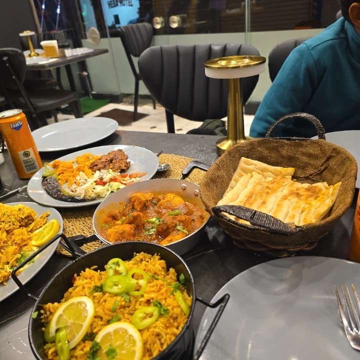 Haveli Restaurant mutfağından bir görünüm